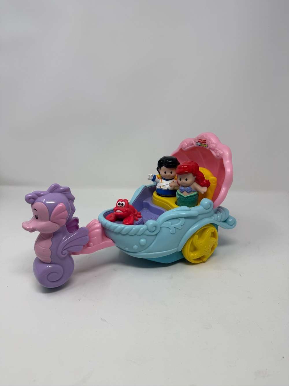 Fisher Price Little People Disney Princess Ariel's Coach Prince Musical